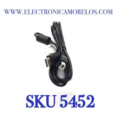 CABLE DE CONEXION USB TIPO A/B ORIGINAL  LG.  PARA MONITOR Y DISPOSITIVOS  LG.  “NUEVO“/ NUMERO DE PARTE EAD60949002 / MODELO 22MB35PU-I